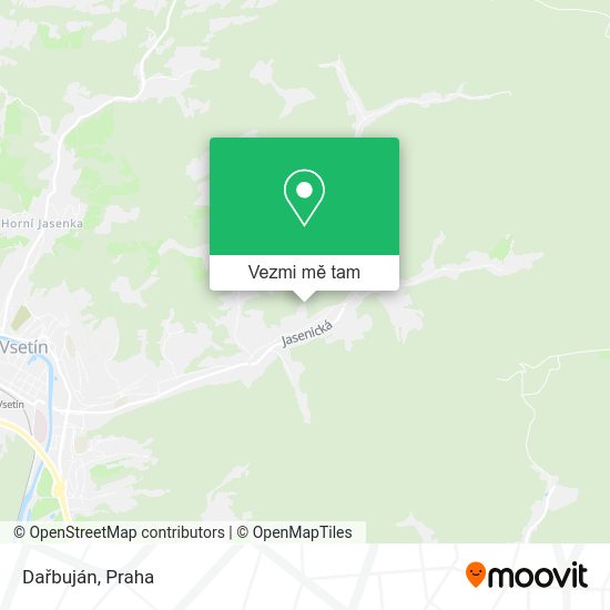 Dařbuján mapa