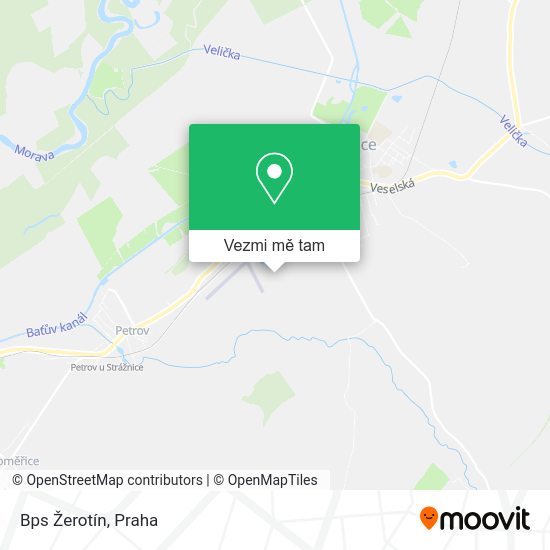 Bps Žerotín mapa