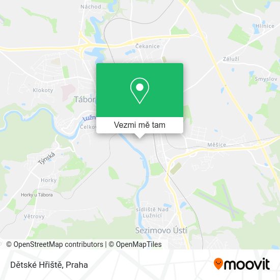 Dětské Hřiště mapa