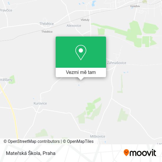Mateřská Škola mapa