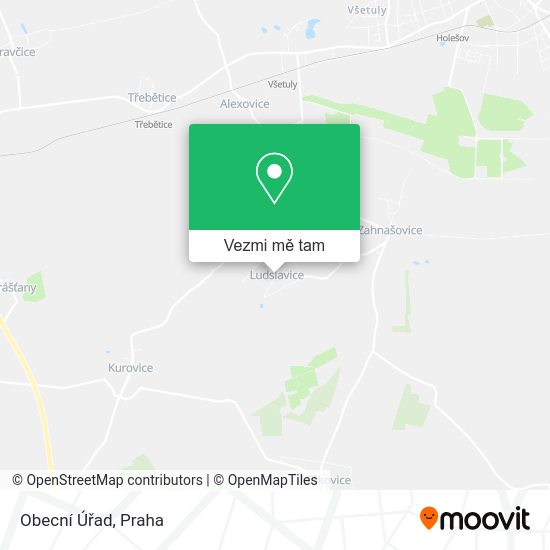 Obecní Úřad mapa
