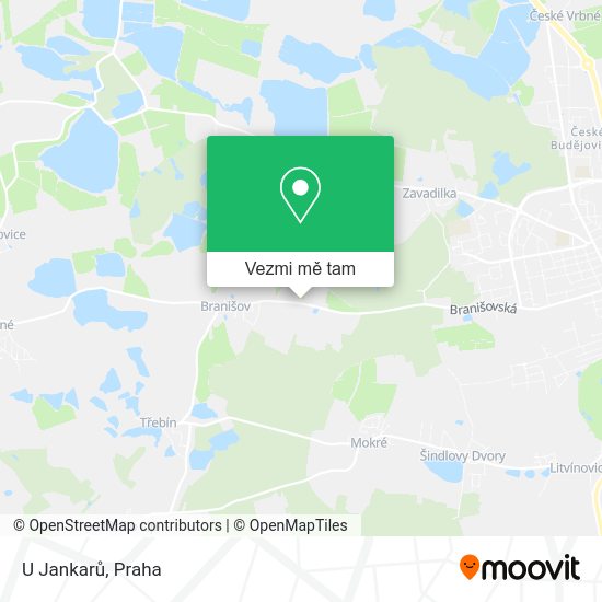 U Jankarů mapa