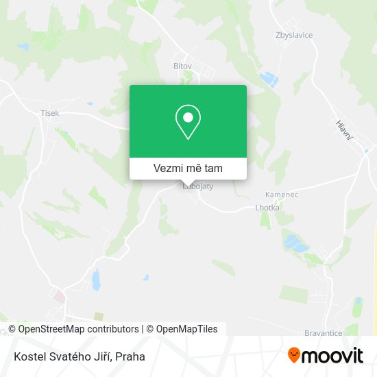 Kostel Svatého Jiří mapa