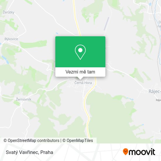 Svatý Vavřinec mapa