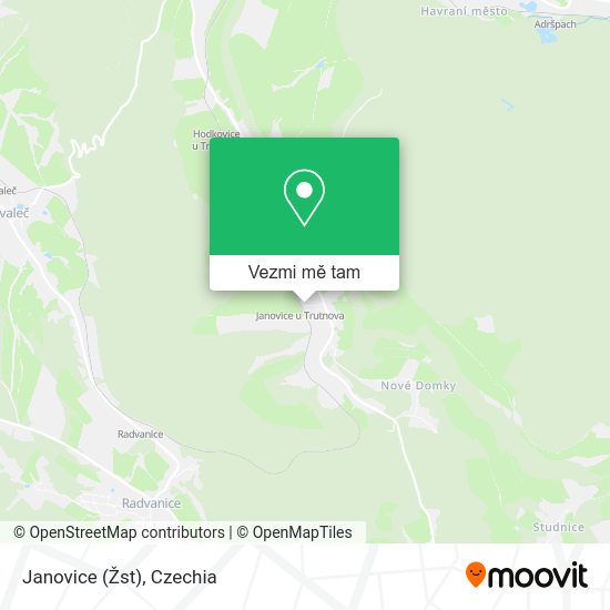 Janovice (Žst) mapa