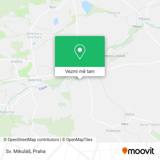Sv. Mikuláš mapa