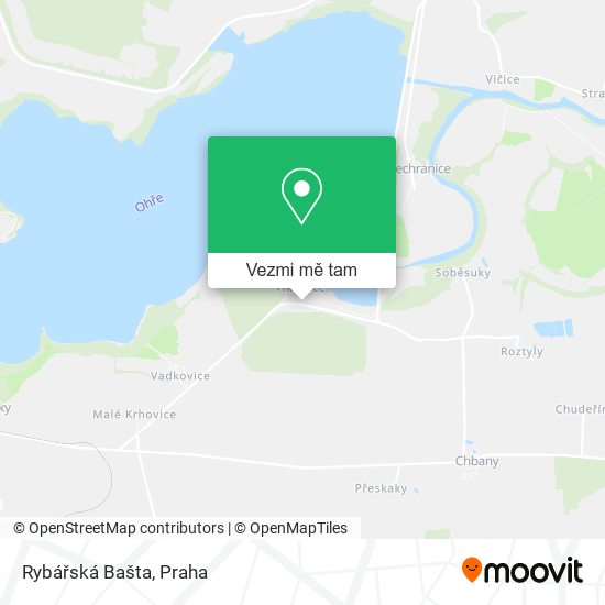 Rybářská Bašta mapa
