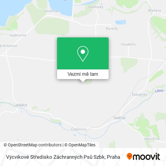 Výcvikové Středisko Záchranných Psů Szbk mapa