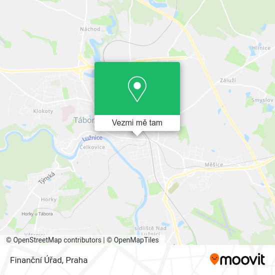 Finanční Úřad mapa
