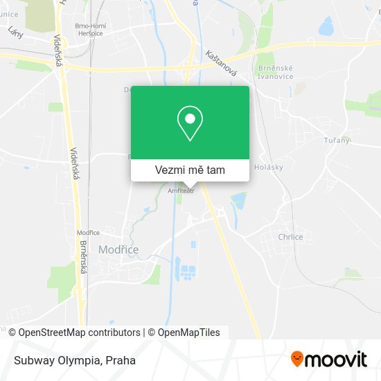 Subway Olympia mapa