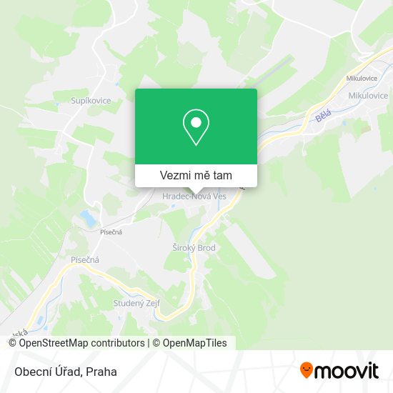 Obecní Úřad mapa
