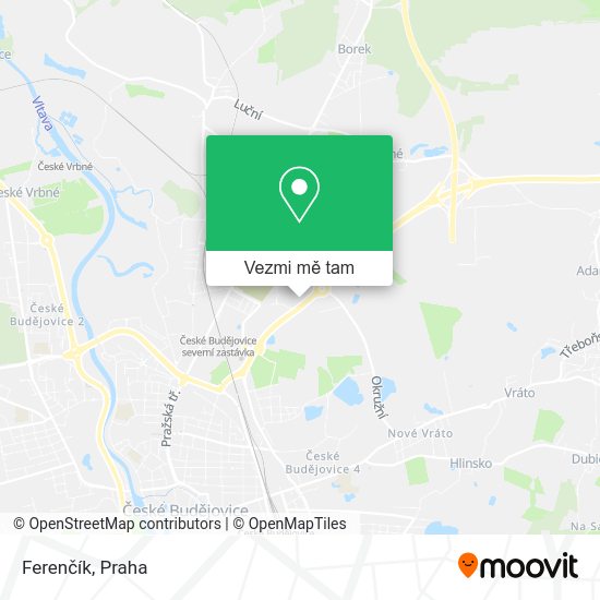 Ferenčík mapa
