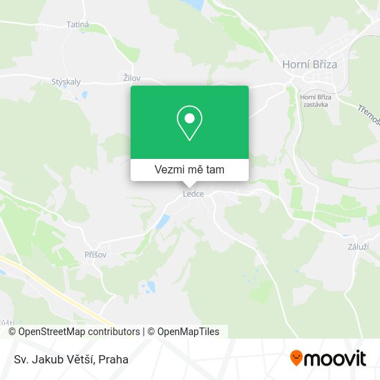 Sv. Jakub Větší mapa