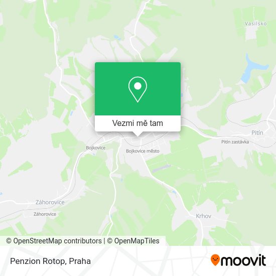Penzion Rotop mapa