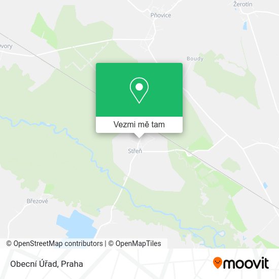 Obecní Úřad mapa