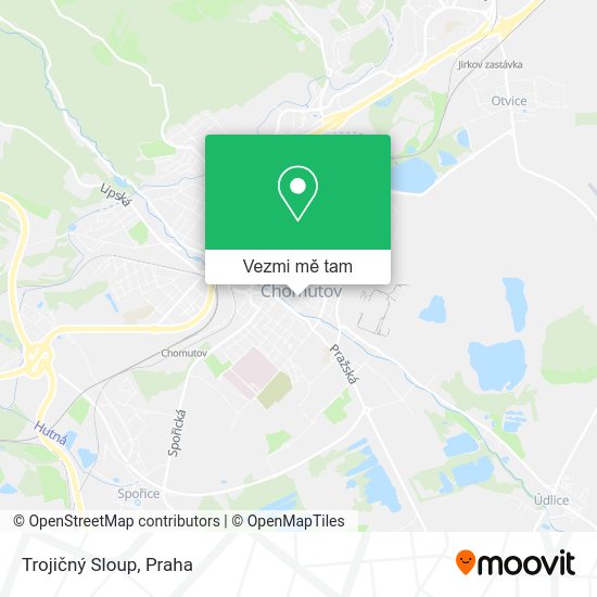 Trojičný Sloup mapa