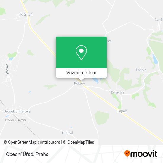 Obecní Úřad mapa