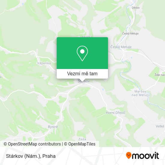 Stárkov (Nám.) mapa