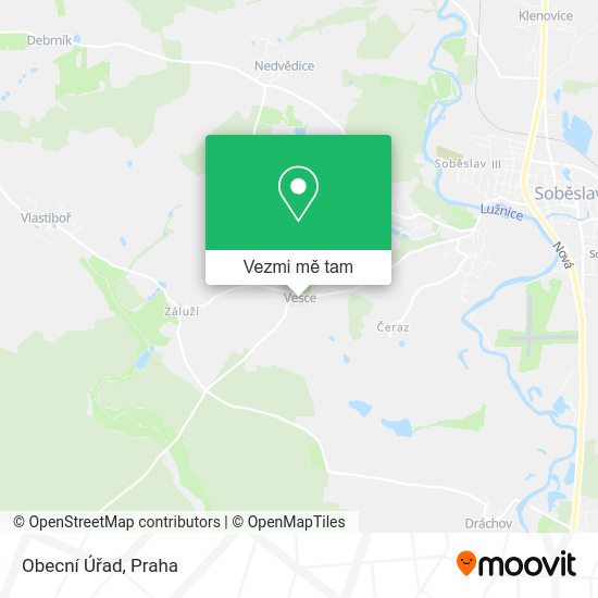 Obecní Úřad mapa