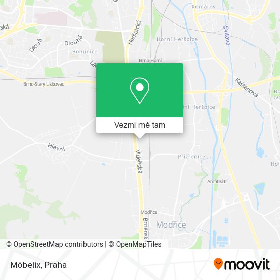 Möbelix mapa