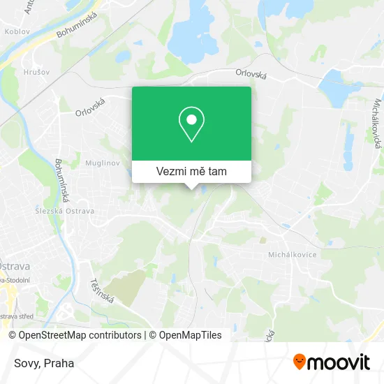Sovy mapa