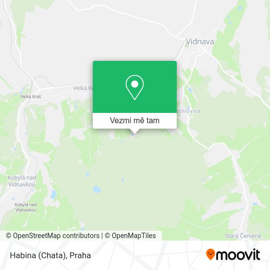 Habina (Chata) mapa