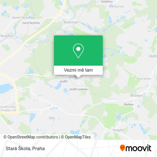 Stará Škola mapa