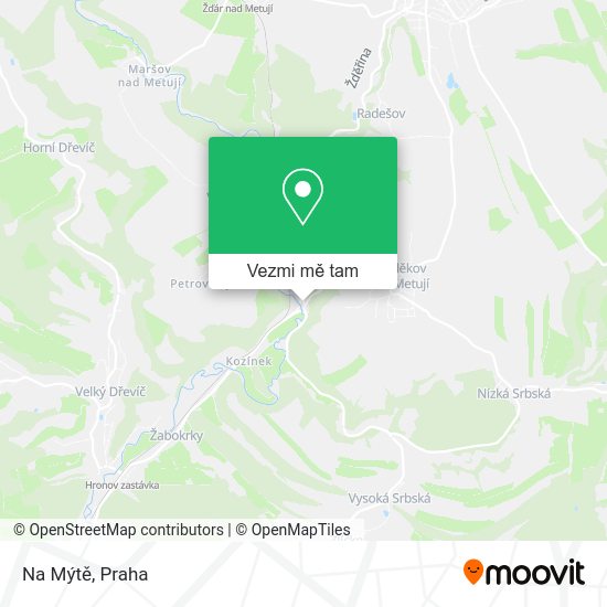 Na Mýtě mapa