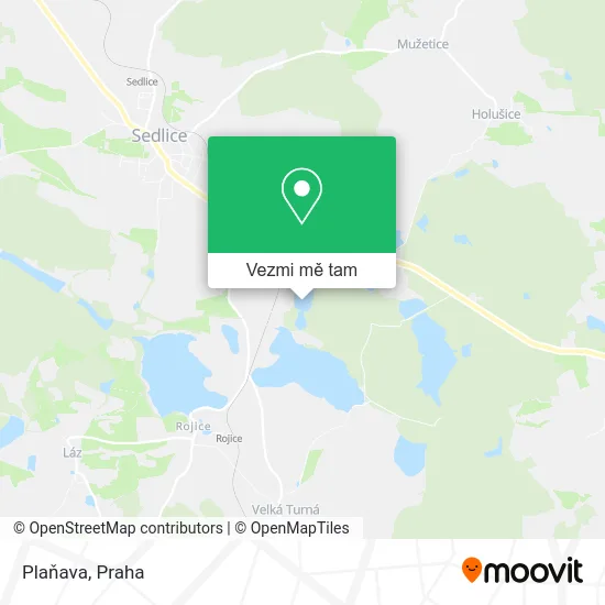 Plaňava mapa