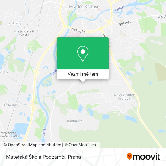 Mateřská Škola Podzámčí mapa