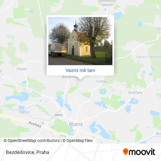 Bezdědovice mapa