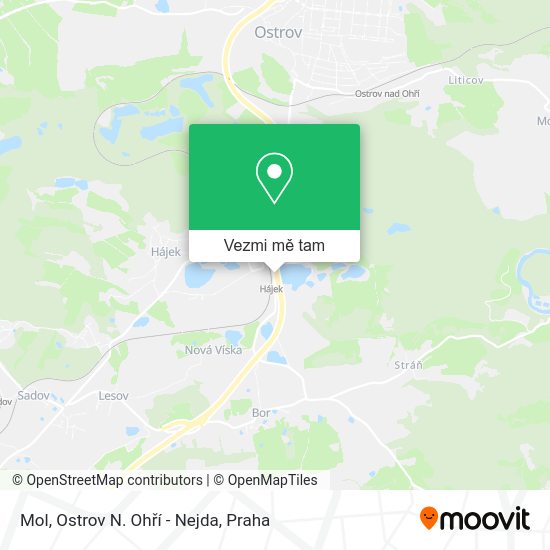 Mol, Ostrov N. Ohří - Nejda mapa