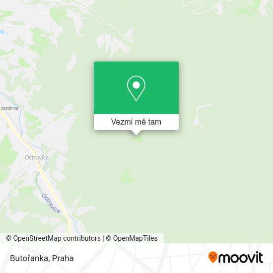 Butořanka mapa