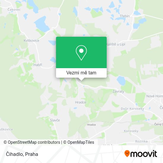 Čihadlo mapa