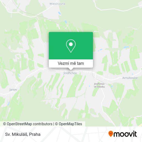 Sv. Mikuláš mapa