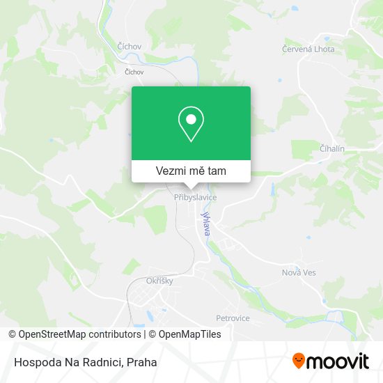 Hospoda Na Radnici mapa