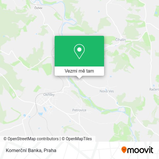 Komerční Banka mapa