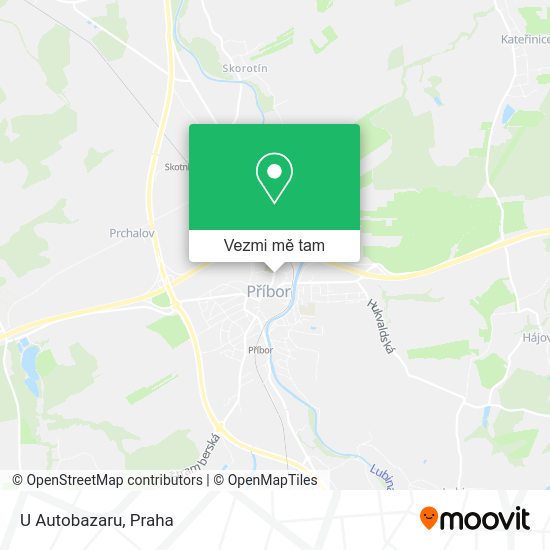 U Autobazaru mapa