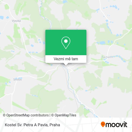 Kostel Sv. Petra A Pavla mapa