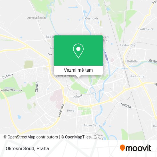 Okresní Soud mapa