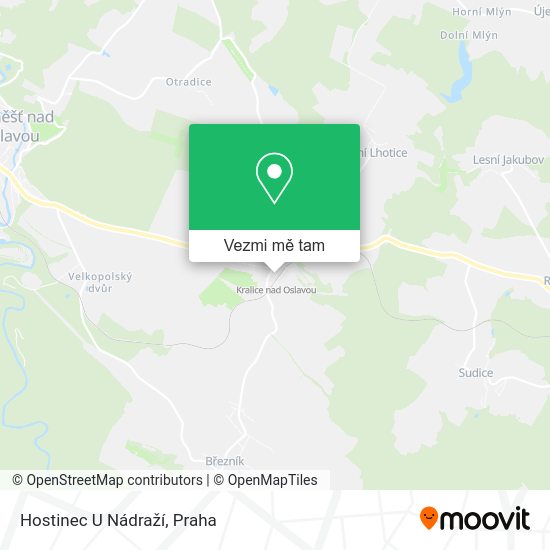 Hostinec U Nádraží mapa