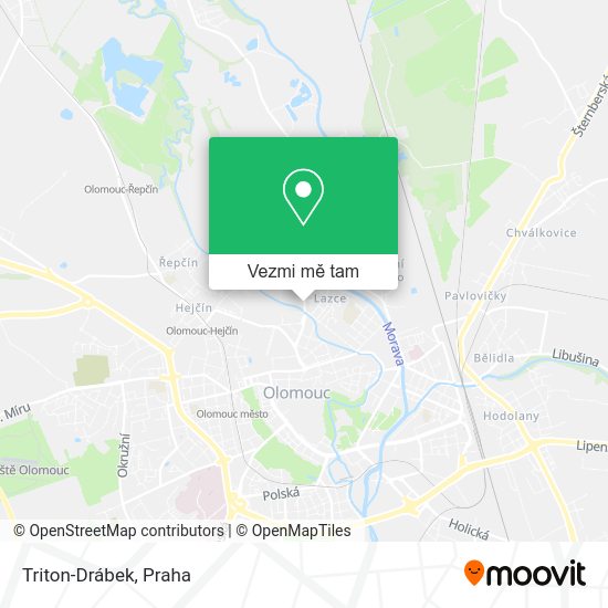 Triton-Drábek mapa