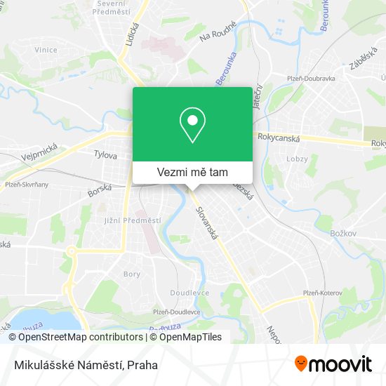 Mikulášské Náměstí mapa