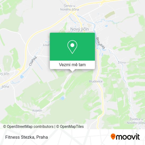 Fitness Stezka mapa