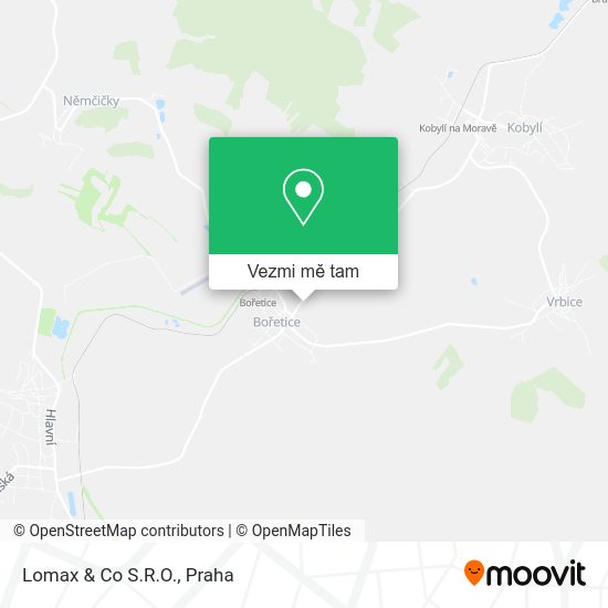 Lomax & Co S.R.O. mapa