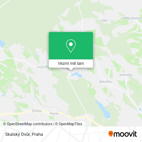 Skalský Dvůr mapa