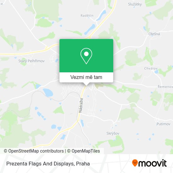 Prezenta Flags And Displays mapa