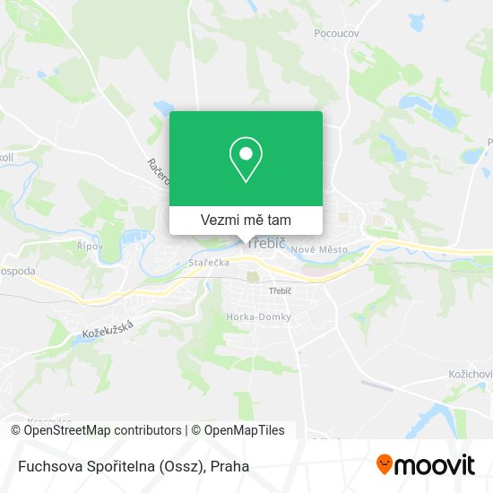 Fuchsova Spořitelna (Ossz) mapa