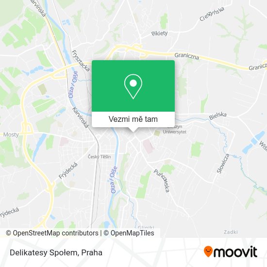 Delikatesy Społem mapa