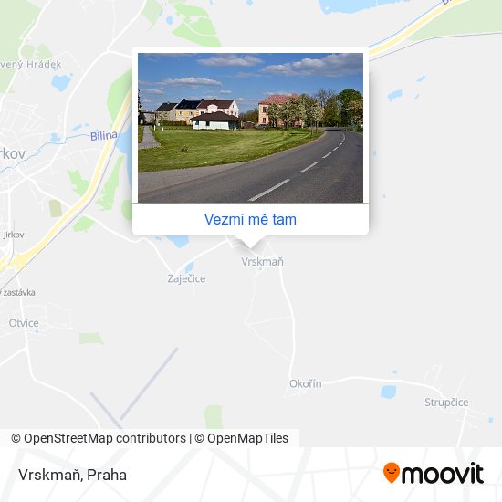 Vrskmaň mapa